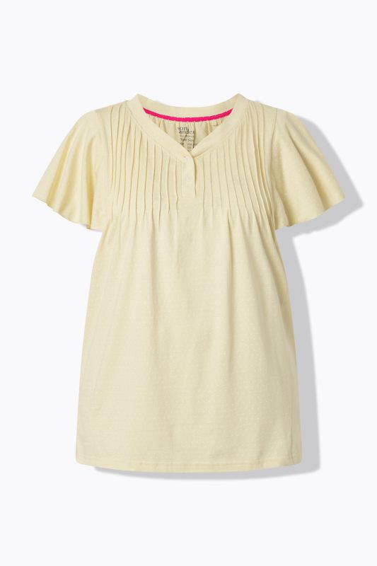 Polka Dot Flutter Sleeve Tee