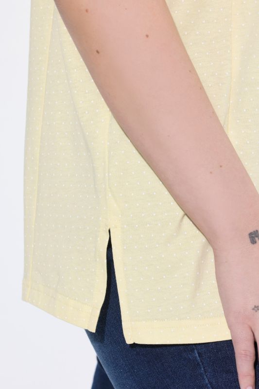 Polka Dot Flutter Sleeve Tee