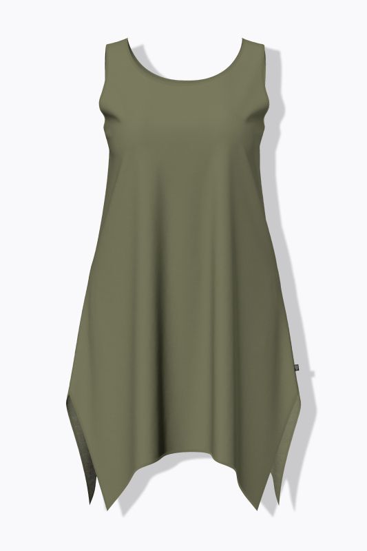 Pointed Hem Nightgown