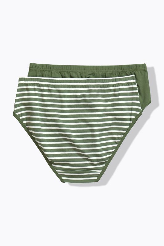 Eco Cotton 2 Pack Midi Briefs