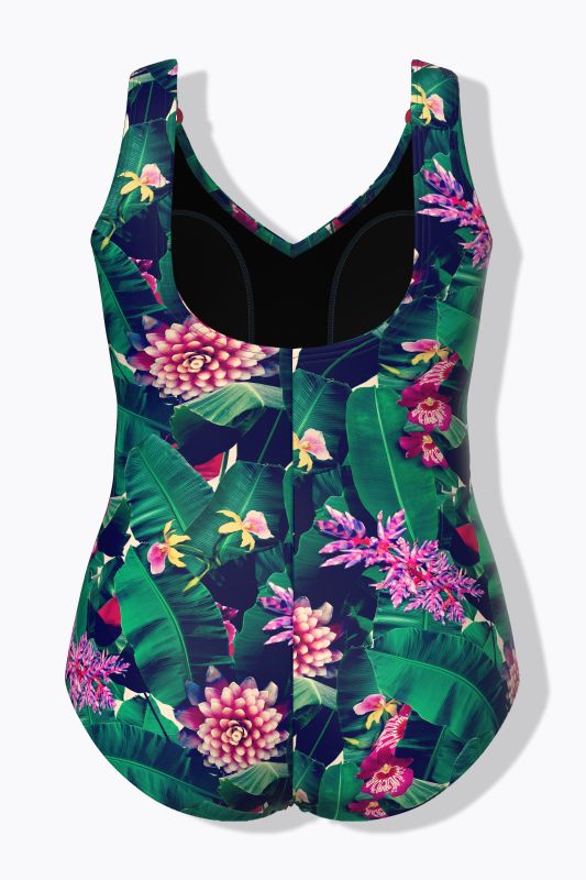 Tropical Floral Print Swimsuit