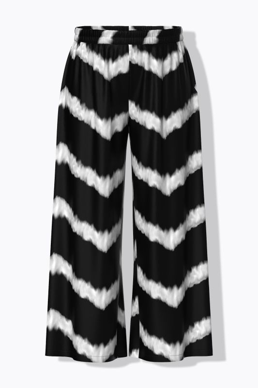 Chevron Print Palazzo Pants