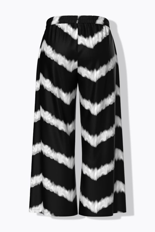 Chevron Print Palazzo Pants