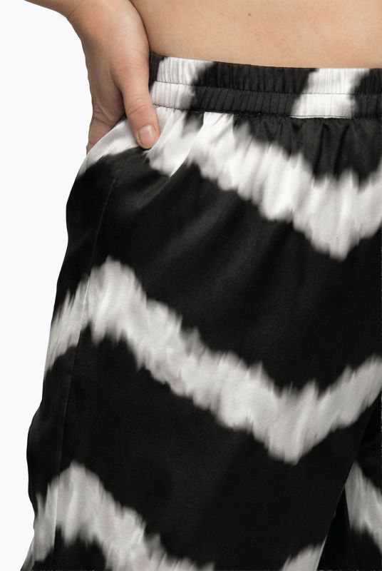 Chevron Print Palazzo Pants