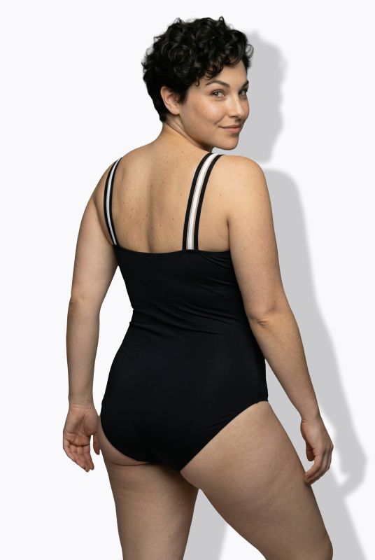 Zebra Motif Swimsuit