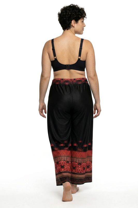 Mixed Boho Striped Palazzo Pants