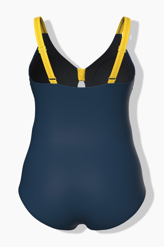 Lemon Motif One Piece Swimsuit