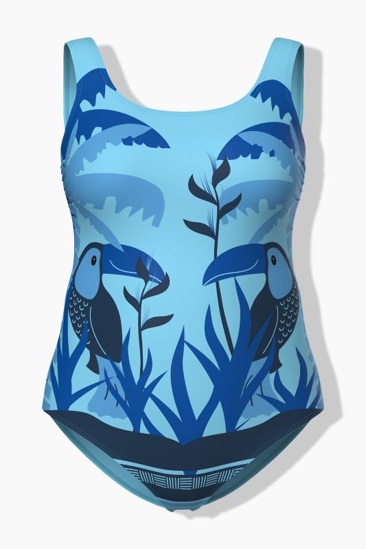 Toucan Print Swimsuit