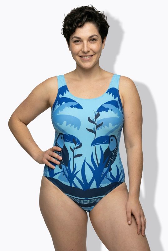Toucan Print Swimsuit