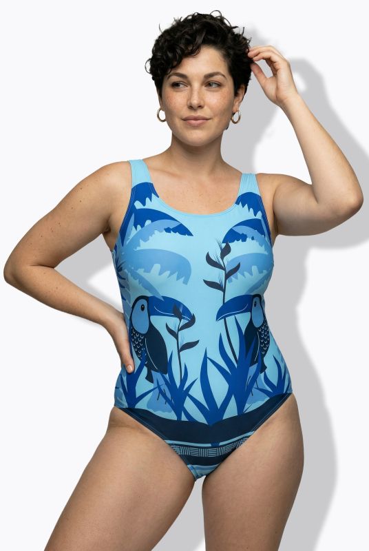 Toucan Print Swimsuit