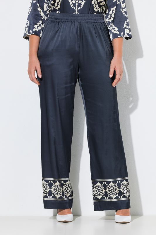 Satin Elastic Waist Pants