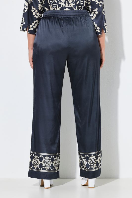 Satin Elastic Waist Pants