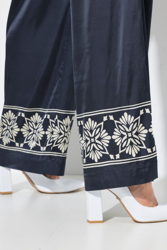 Satin Elastic Waist Pants