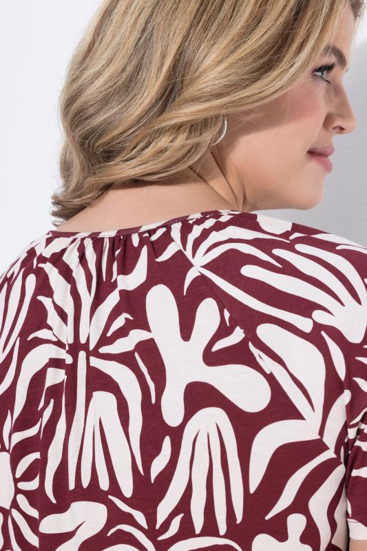 Eco Cotton Abstract Sun Knit Tunic