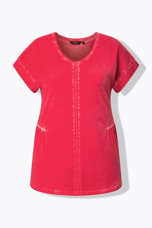 Cold Dyed Decorative Seam Tee