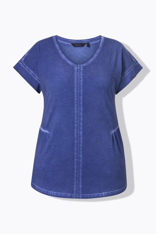 Cold Dyed Decorative Seam Tee