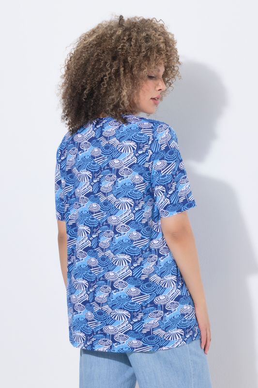 Umbrella Print Short Sleeve Tee