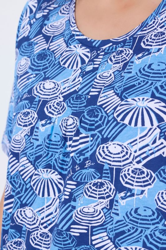 Umbrella Print Short Sleeve Tee