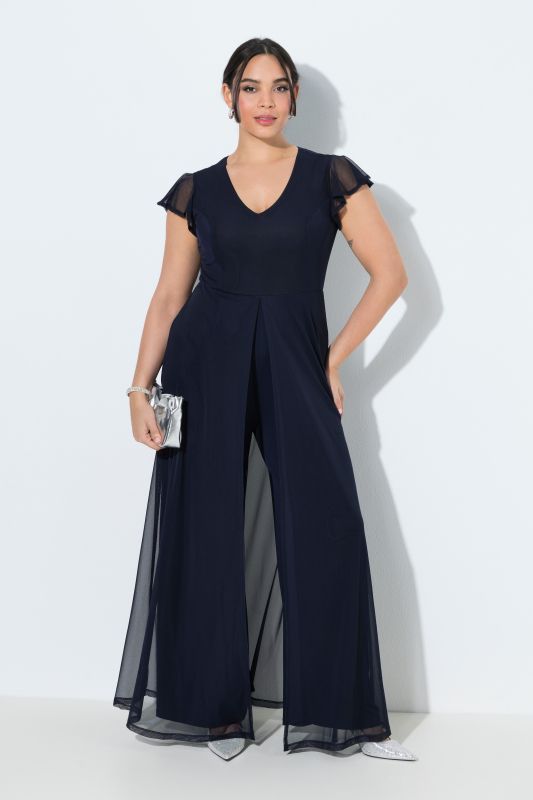 Sheer Layered Jumpsuit