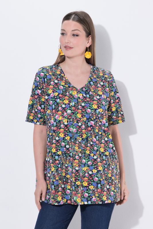 Floral Print Short Sleeve Tee