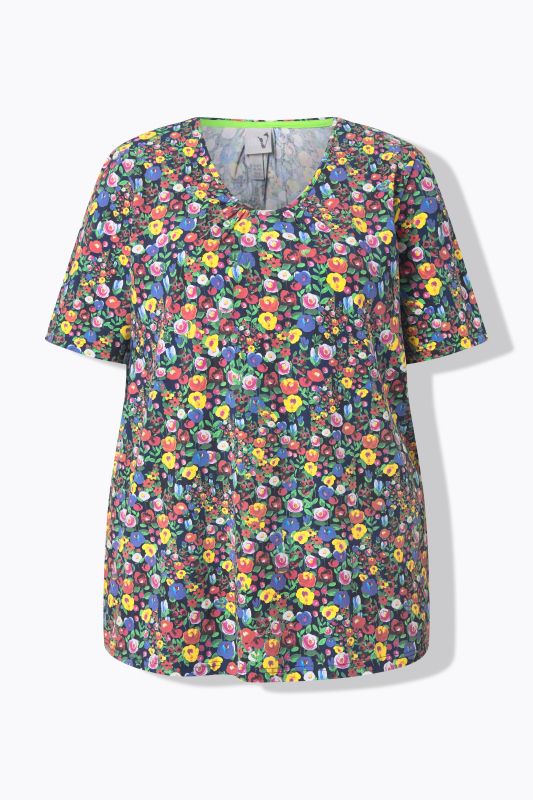 Floral Print Short Sleeve Tee