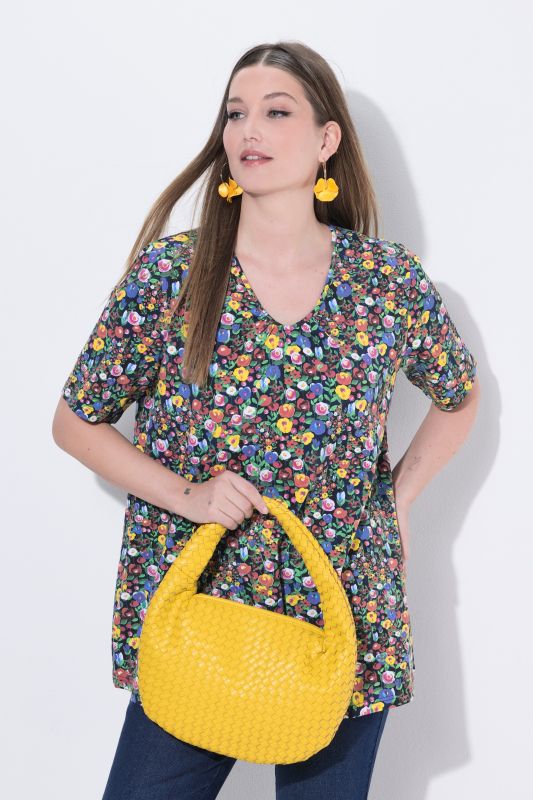 Floral Print Short Sleeve Tee