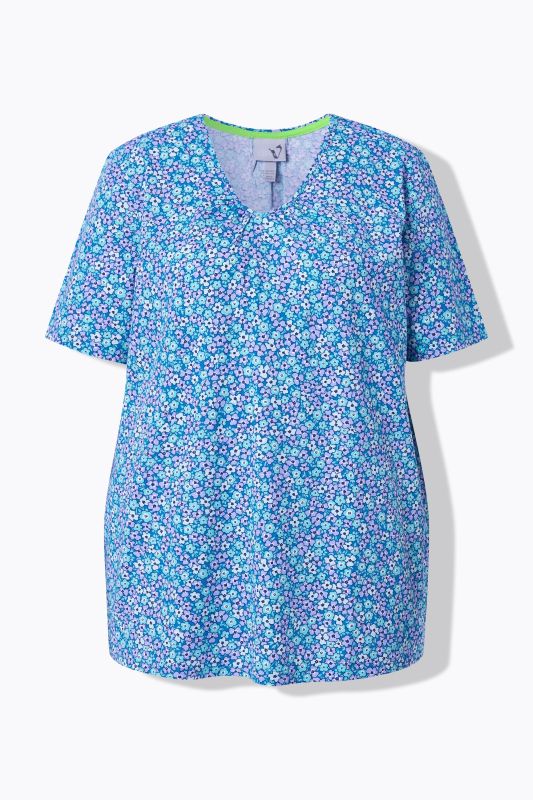 Floral Print Short Sleeve Tee