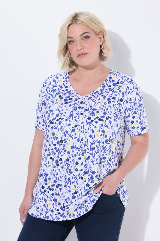 Floral Print Short Sleeve Tee