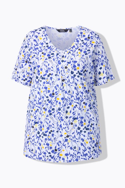 Floral Print Short Sleeve Tee