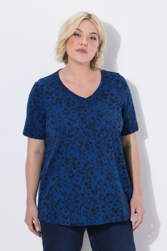 Floral Print Short Sleeve Tee