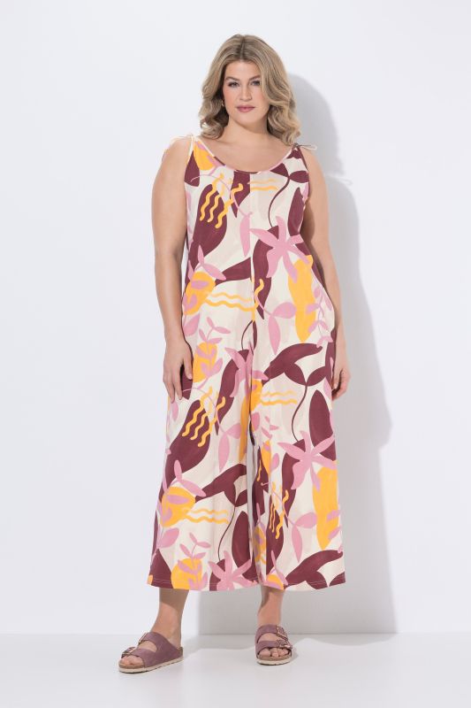 Eco Cotton Mod Bloom Sleeveless Jumpsuit