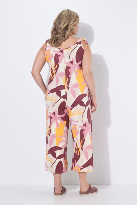 Eco Cotton Mod Bloom Sleeveless Jumpsuit