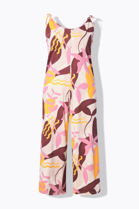 Eco Cotton Mod Bloom Sleeveless Jumpsuit