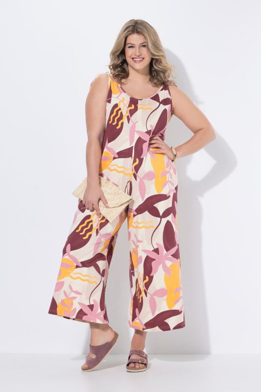 Eco Cotton Mod Bloom Sleeveless Jumpsuit