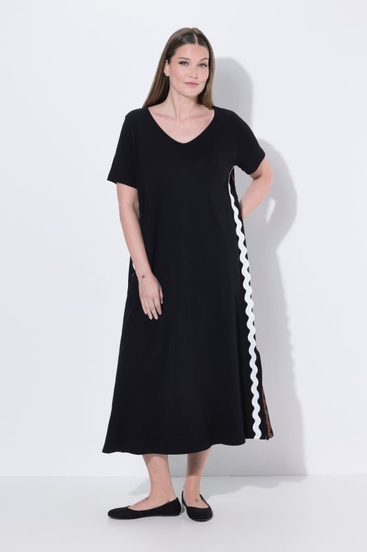 Eco Cotton Rickrack Trim Dress