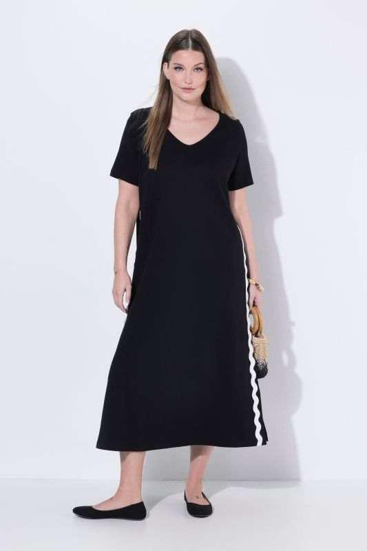 Eco Cotton Rickrack Trim Dress
