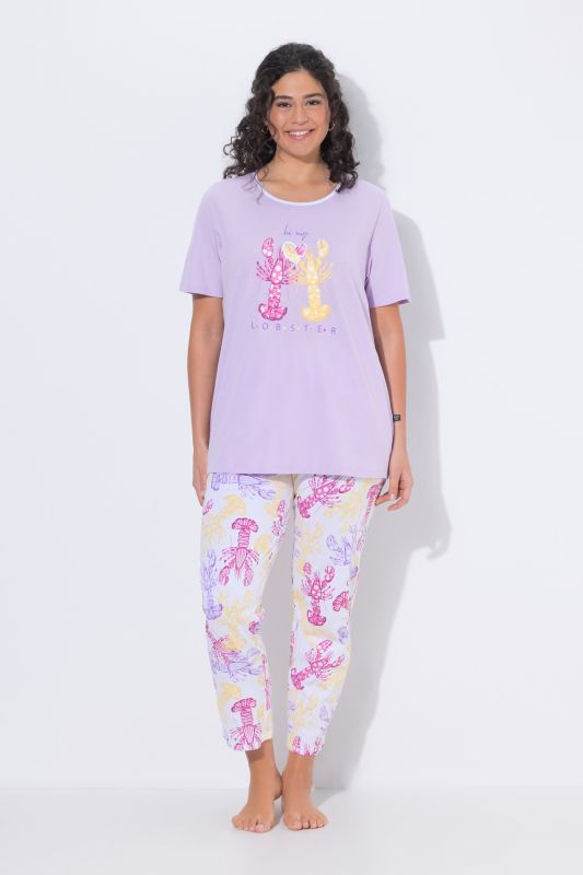 Lobster Print Pajama Set