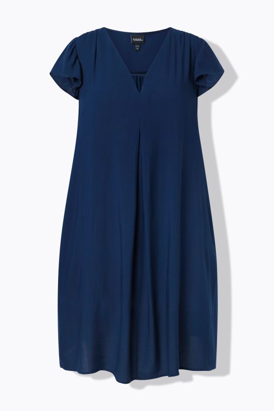 Flutter Sleeve A-Line Dress
