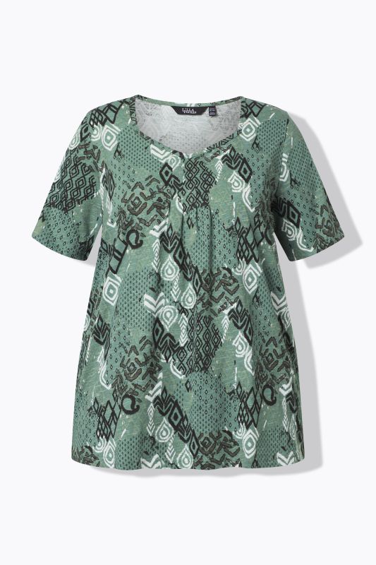 Тениска с пач принт