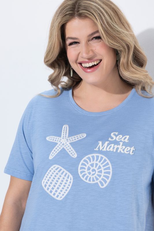 Eco Cotton Sea Market Graphic Tee