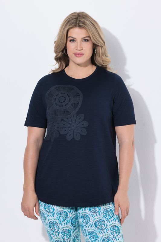 Eco Cotton Tonal Applique Tee