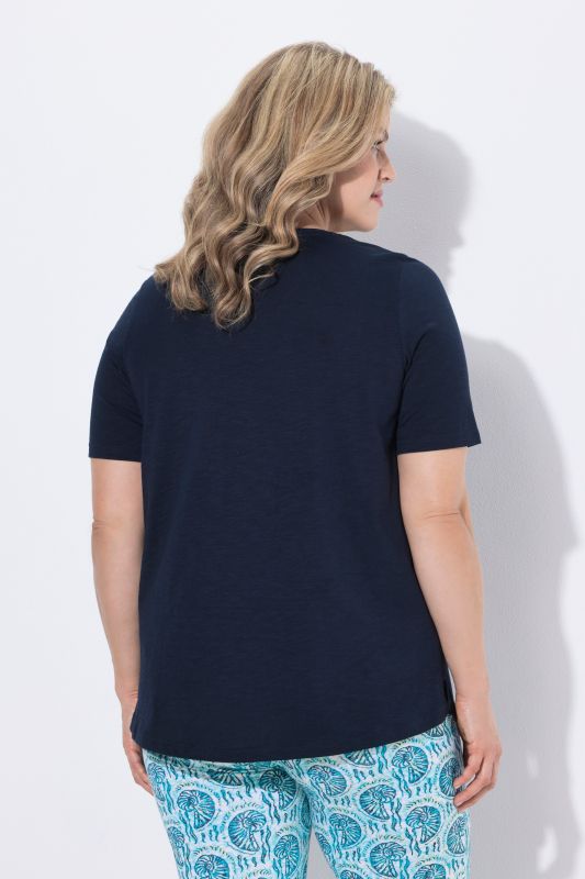 Eco Cotton Tonal Applique Tee