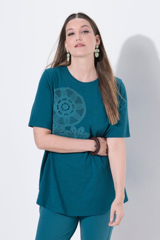 Eco Cotton Tonal Applique Tee