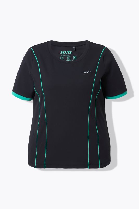 Contrast Color Piping Athletic Tee