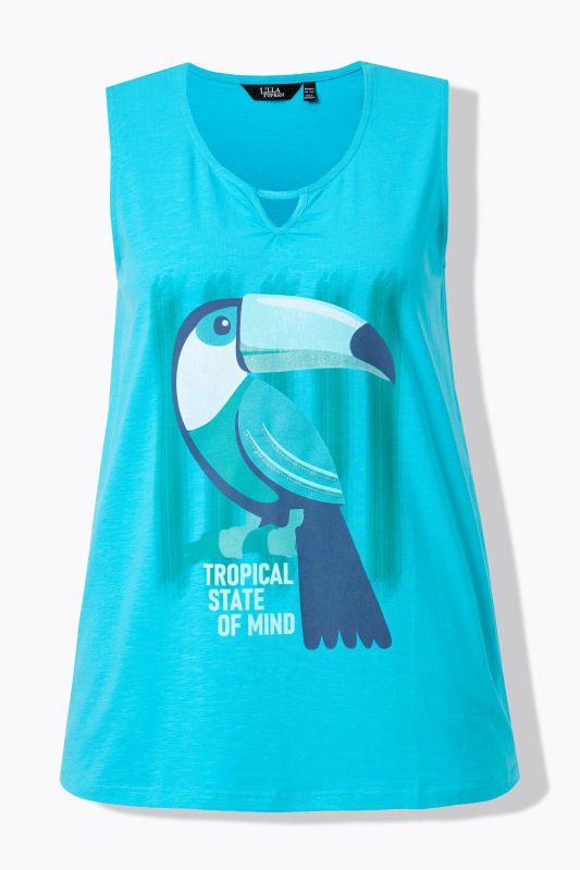 Sequined Toucan Graphic Tank Top