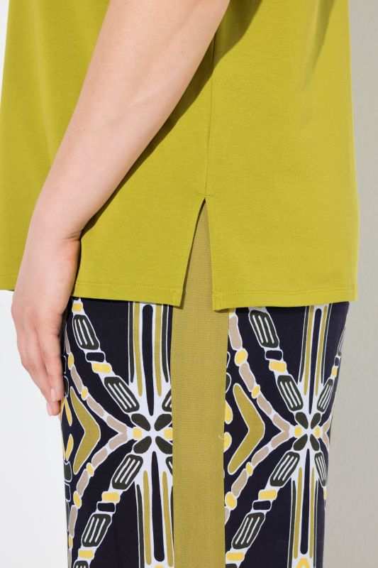 Sheer Mesh Panel Tee