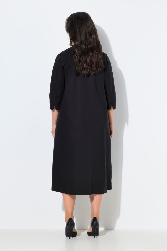 Paper Touch Goblet Collar Dress