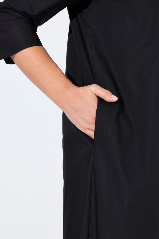 Paper Touch Goblet Collar Dress