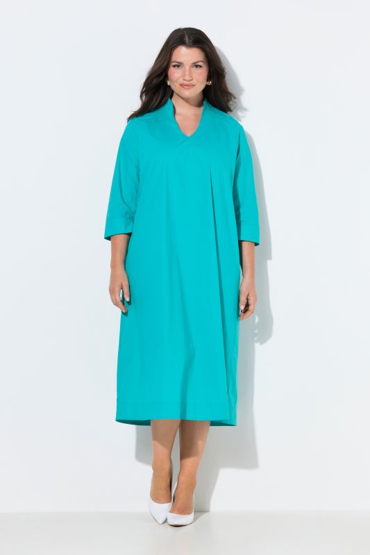 Paper Touch Goblet Collar Dress