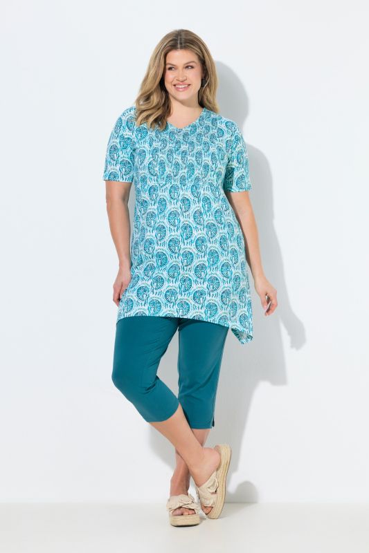 Eco Cotton Nautilus Print Tunic Tee